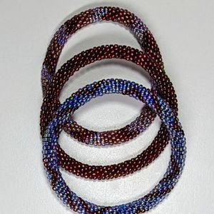 Roll-On Glass Bead Bracelets